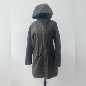 Barbour The Wild Waxed Canvas Coat Women’s Size US 8